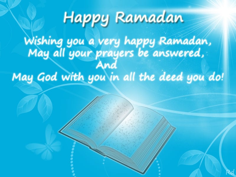 تهنئة رمضان بالانجليزي