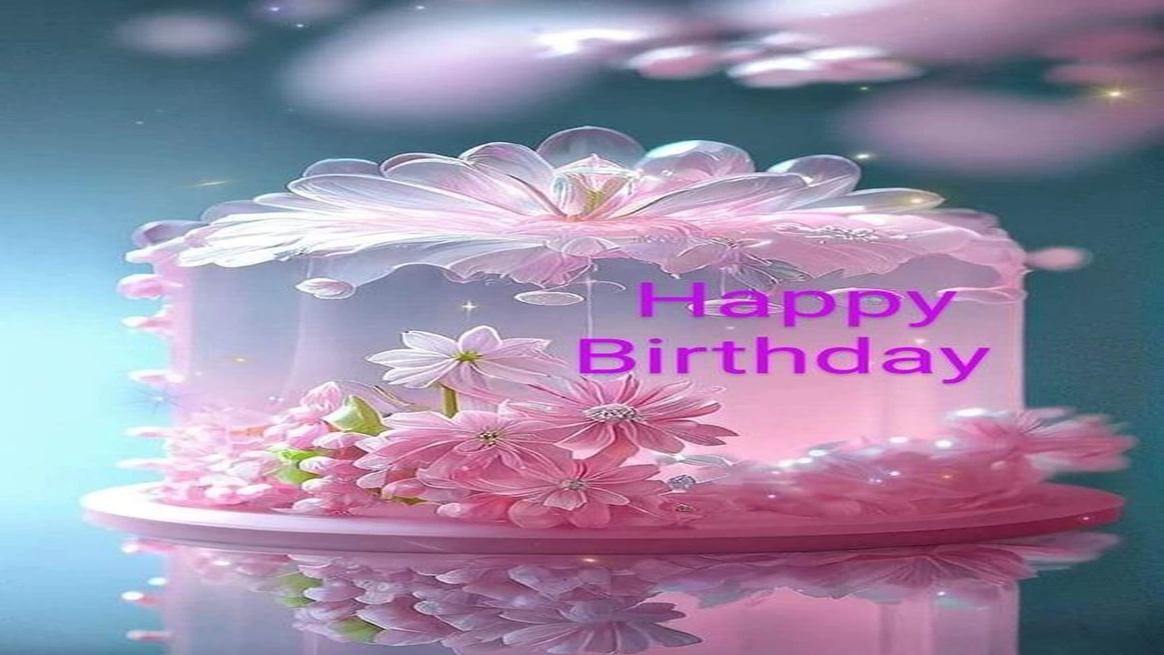 صورة تهنئة عيد ميلاد راقية بالانجليزي