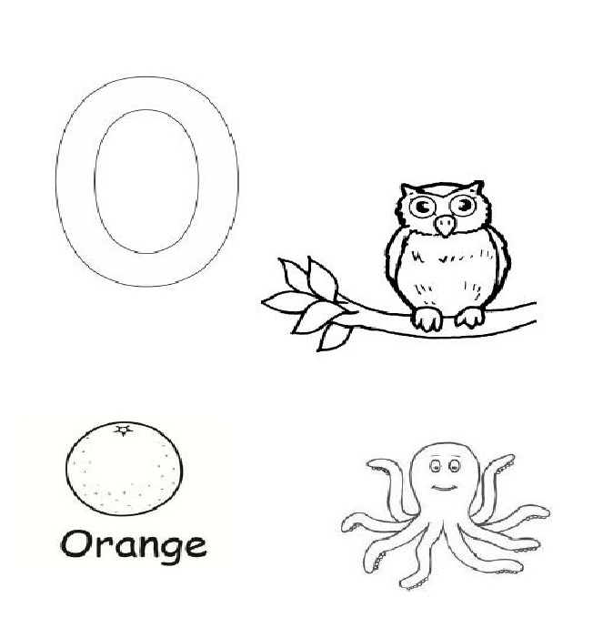 رسومات تلوين حروف انجليزية