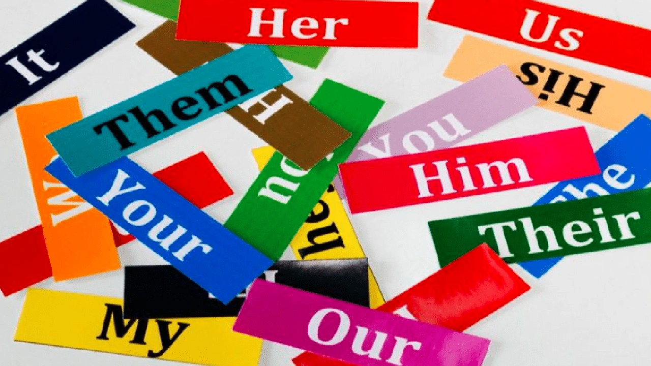 صورة شرح ضمائر الملكية في اللغة الانجليزية