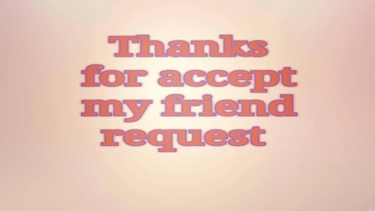 صورة شكرا لقبول الصداقة بالأنجليزية