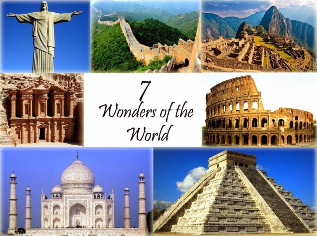 موضوع تعبير بالانجليزي عن عجائب الدنيا السبع