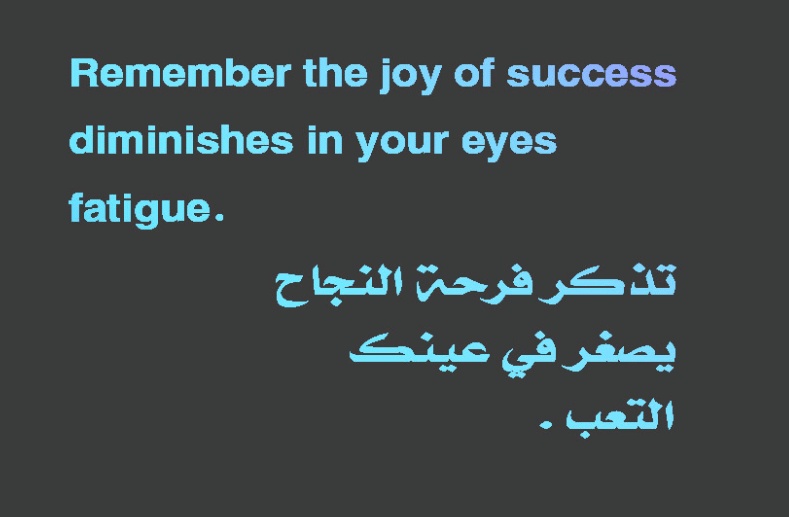 امثال بالانجليزي عن النجاح