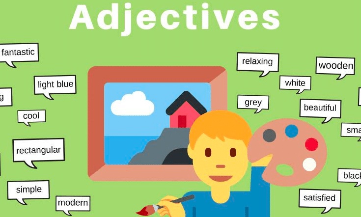 جمل بالانجليزي فيها adjective