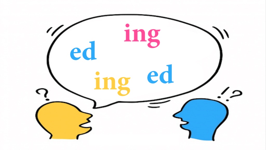 جمل بالانجليزي فيها ed