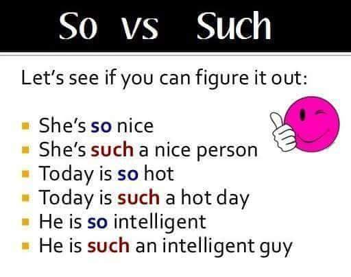 جمل بالانجليزي فيها so