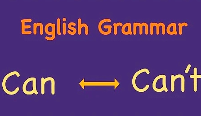 جمل بالانجليزية فيها can و can't