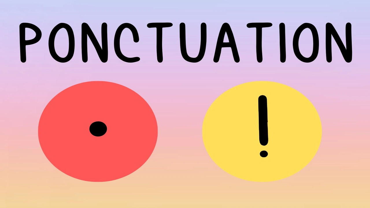 صورة علامات الترقيم في اللغة الفرنسية