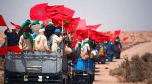 موضوع عن المسيرة الخضراء بالفرنسية