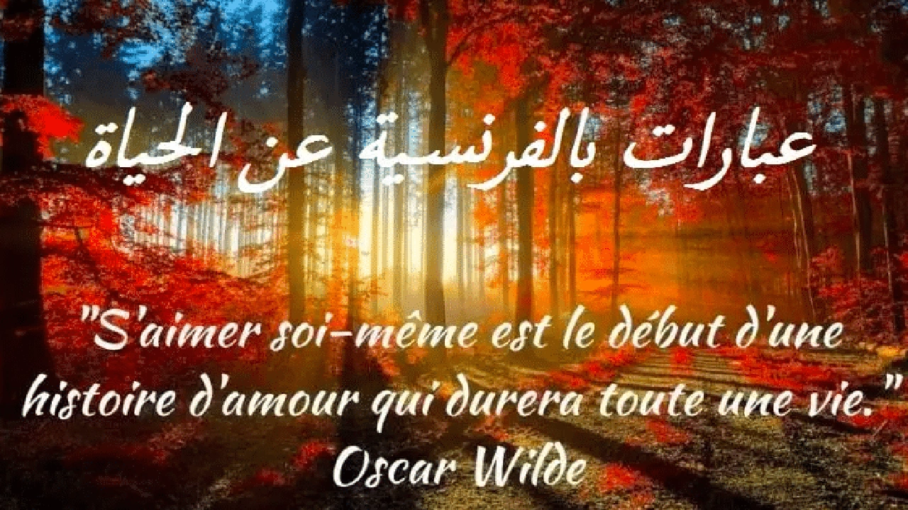 صورة اقوال وحكم عن الحياة بالفرنسية