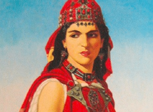 تعبير عن لالة فاطمة نسومر بالفرنسية