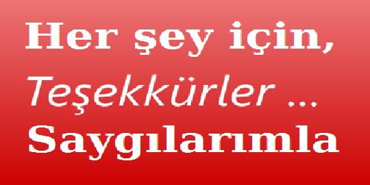 شكرا بالتركية